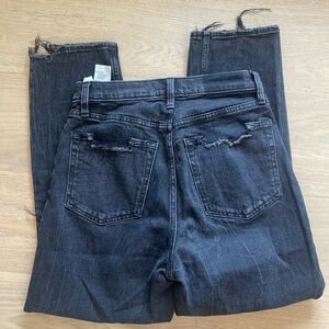 Abercrombie Ultra High Rise Ankle Straight